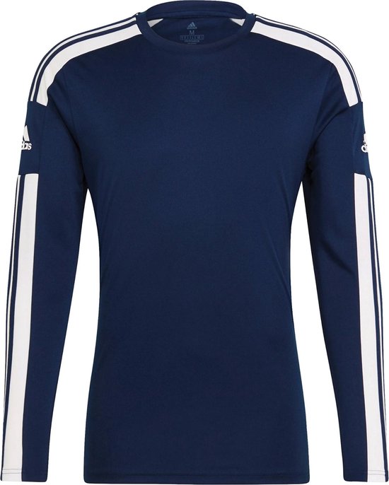 Foto: Adidas squadra 21 sportshirt maat m mannen donker blauw wit