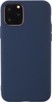 Schokbestendig Frosted TPU-beschermhoesje voor iPhone 12 mini (blauw)