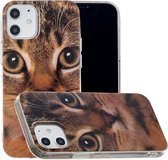 Voor iPhone 12 mini Painted Pattern TPU beschermhoes (Gaffe)