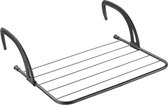 Bol.com Tomado Metaltex Droogrek Favonio voor radiator deur balustrade of balkon - 3 meter drooglengte - Matzwart aanbieding