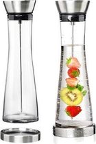 Carafe en verre Flirt by R & B LENO, avec brochette de fruits, 1,3 litres, 1 boîte