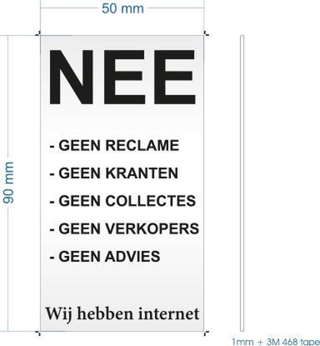 Pictogram Verboden Toegang voor Onbevoegden met tekst (Sticker