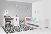 Hibaby Tienerkamer Steel 2 Delig - Wit - compleet slaapkamer