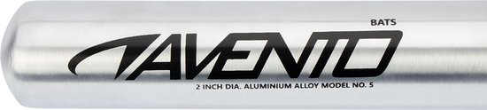 Avento Honkbalknuppel Aluminium - 75 cm - Zilver - Avento