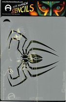 Alex Hansen Small Stencil Spider Nr. 001 - AH7-SP001 - Schmink sjabloon - Geschikt voor schmink en airbrush
