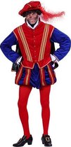 Pieten kostuum San Sebastiaan rood-blauw | Maat L