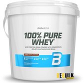 Protein Poeder - 100% Pure Whey 4000g BioTechUSA - Vanille   + GRATIS Bulk Shaker 700ml