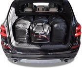 BMW X3 2017+ Sacs de voyage personnalisés 4 pièces Accessoires de vêtements pour bébé organisateur de coffre intérieur de voiture