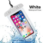 iParadise Waterdichte Telefoonhoesjes - Waterproof Hoesje voor Telefoon - Waterdicht Telefoonhoesje - Wit