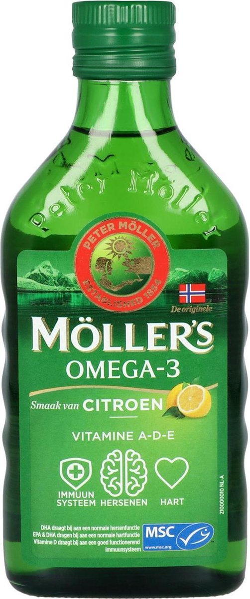 Rendezvous Onverschilligheid Mogelijk Möllers - Möllers Omega-3 Citroen (Mollers visolie) - 250 ml | bol.com