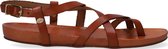 Fred de la Bretoniere 170010200 Sandalen - Dames - Cognac - Maat 41