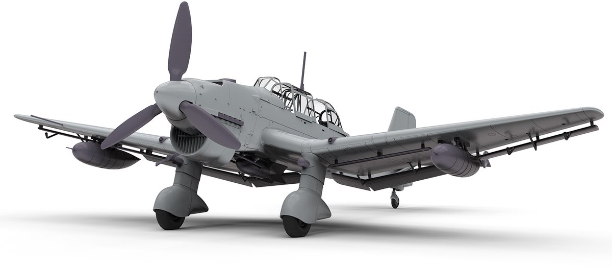 Airfix - Junkers Ju87b-2/r-2 - modelbouwsets, hobbybouwspeelgoed voor kinderen, modelverf en accessoires