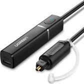 UGREEN Bluetooth-zender 5.0 met optische connector / Toslink, aptX (zwart)