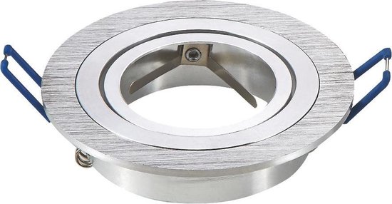 Inbouwframe Ø 91 mm | kantelbare inbouwspot aluminium | boorgat Ø 75 mm