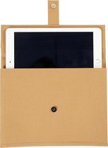 Faux Leather Tablet Pouch. licht brown. H: 22 cm. L: 26.5 cm. 350 g - 1 st