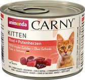 Animonda Carny Rund + Kalkoen kitten 6 x 200 gram Natvoer