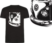 volkswagen busje t-shirt zwart maat M