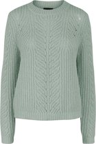 PIECES PCFIRE LS O-NECK KNIT BF BC Dames Trui - Maat S