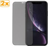 iPhone Xr - Super Edge to Edge Edition - Privacy - Screenprotector - 3 stuks