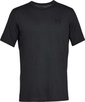 Under Armour Sportstyle Left Chest SS Sport Shirt Hommes - Noir - Taille XL