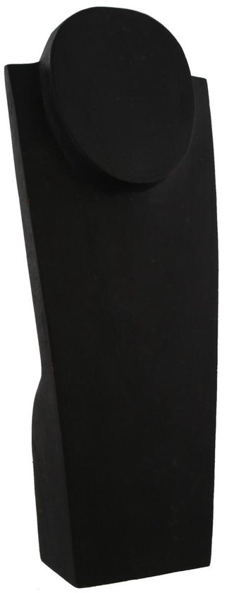 Display voor Halskettingen - Sieradenhouder - Hout - 37x17x7 cm - Zwart