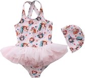 Badpak Meisjes met Tutu- Zwempak - Zwemkleding  - Roze Meisjes