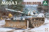1:35 Takom 2137 M60A3 w/M9 Bulldozer Tank Plastic Modelbouwpakket