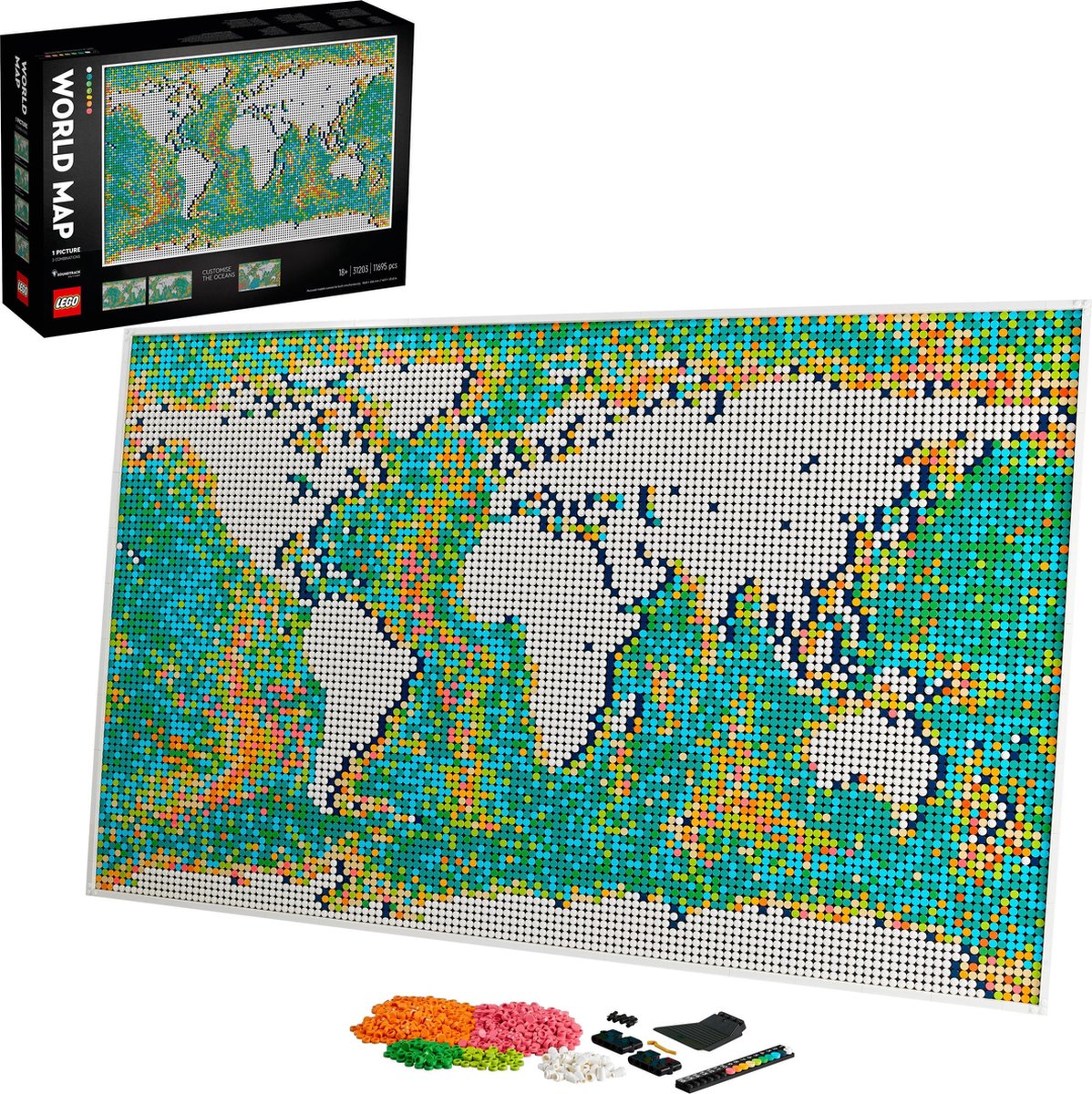LEGO Art Wereldkaart - 31203 | bol.com