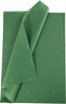 Tissuepapier, vel 50x70 cm, 14 gr, groen, 25vellen