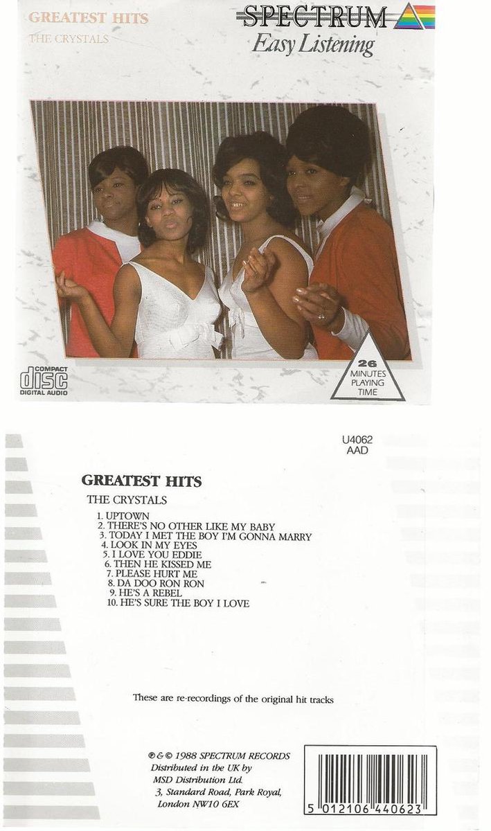 THE CRYSTALS - GREATEST HITS