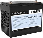 ETM-Energy 12V 75Ah Lithium Accu
