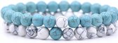 Armbanden set - Kralen armband -  Koppel armband - Armband dames - Armband heren - Romantisch cadeau - cadeau voor hem / haar