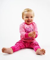 Fun2wear - kleuter/kinder- Little Rebel - Panterprint - pyjama - Fuchsia - maat 104