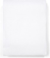 Damminga Katoenen Baby Deken Wafel - Wit - 75x100cm