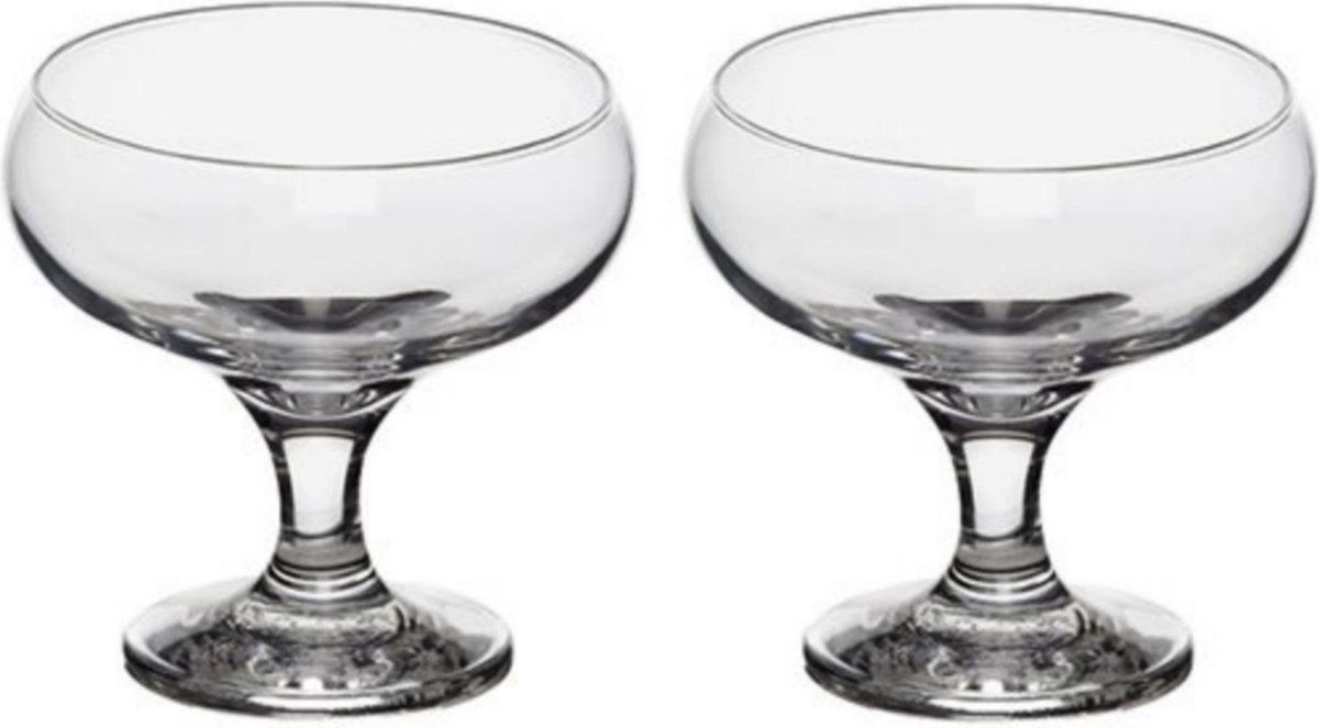 Pasabahce Ice Ville - Glazen Ijscoupes - Ijsbekers - Dessertglazen - Set van 2