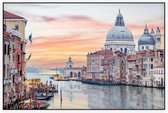 Skyline van Venetië met het Canal Grande - Foto op Akoestisch paneel - 120 x 80 cm