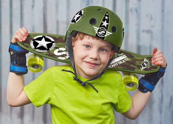 Stamp Helm Skids Control Military Junior Eps/abs Groen Maat 54-60 van Stamp — afbeelding 5
