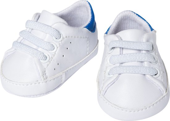 Foto: Heless poppenschoenen junior 30 34 cm wit blauw