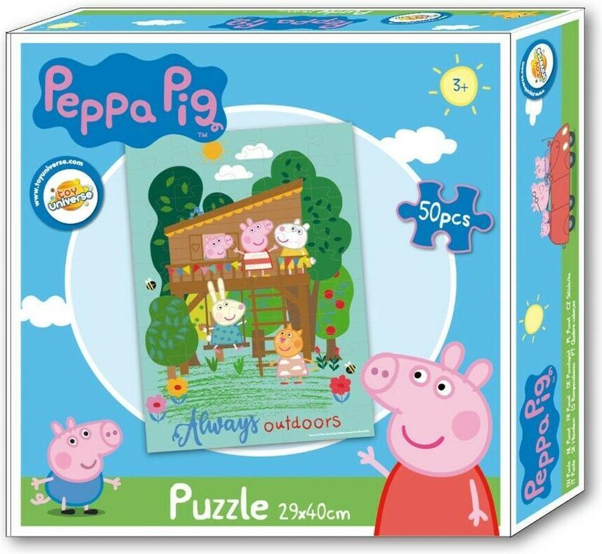 Puzzle Peppa Pig - 50 pièces - Puzzle Peppa - 29 x 40 cm. | bol