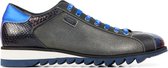 Harris Sneakers Heren - Lage sneakers / Herenschoenen - Leer - 2817 pixel - Dierenprint  -  Blauw combi - Maat 41