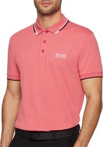 Hugo Boss Paddy Poloshirt - Mannen - roze - rood