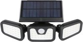 LTC LXLL147 LED-lamp op zonne-energie met geïntegreerde bewegings- en schemersensor Wandlamp buiten 74 x LED SMD 20 W 800 lm