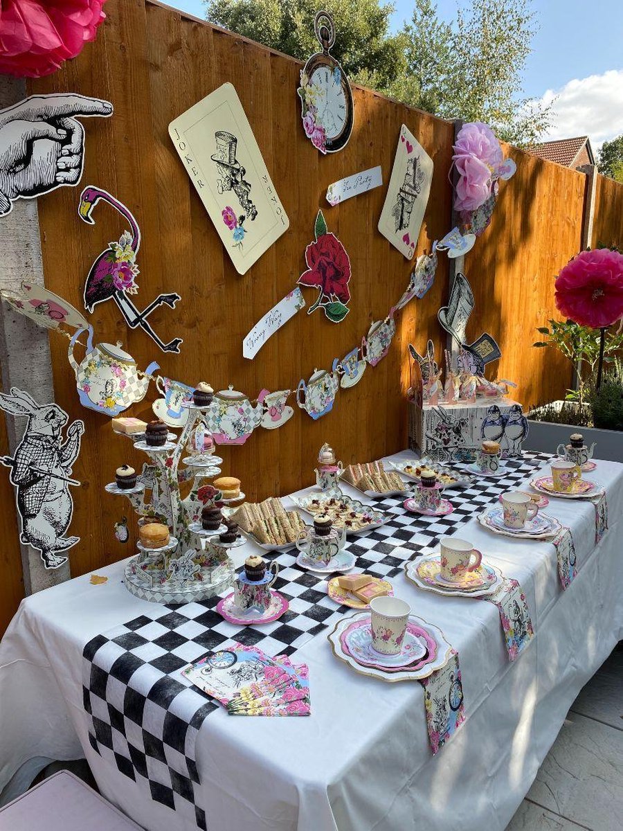 Feestartikelen set voor een verjaardagsfeestje van Feestartikelen set voor een verjaardagsfeestje van