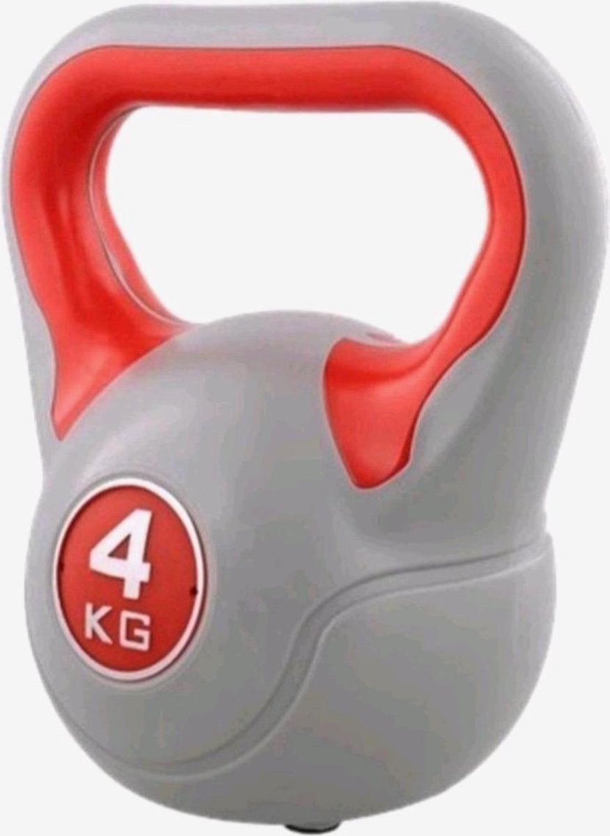 Kettlebell 4 kg - Fitness - Krachttraining - Halters en Gewichten