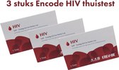 HIV zelftest | Encode HIV Zelftest | Thuistest HIV | Bloedtest | 3 stuks