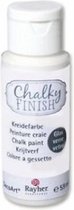 Rayher Chalky Finish verffles voor glas, wit, 59 ml
