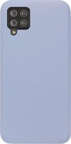 - ADEL Premium Siliconen Back Cover Softcase Hoesje Geschikt voor Samsung Galaxy A12/ M12 - Lavendel Grijs