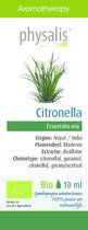 Physalis  Etherische Olie Citronella Bio Etherische Olie 30ml - Diffuser, huid en inwendig