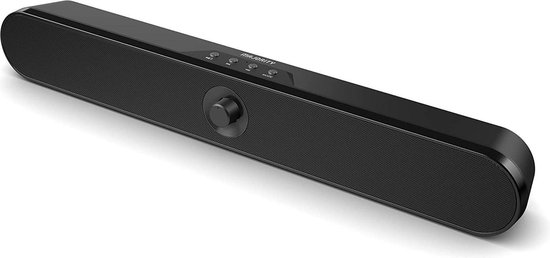 Majority Atlas soundbar - pc soundbar - draagbare Bluetooth soundbar - 8+ batterijduur - USB en AUX connectiviteit - Majority - €31,95