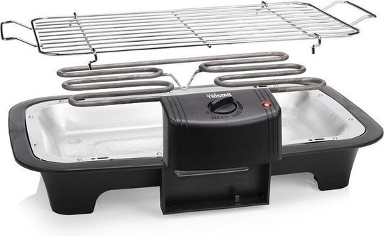 Tristar BQ-2883 Elektrische Barbecue Staand - Te gebruiken als Tafel BBQ - Regelbare Thermostaat - 2000 Watt - Afbeelding 2